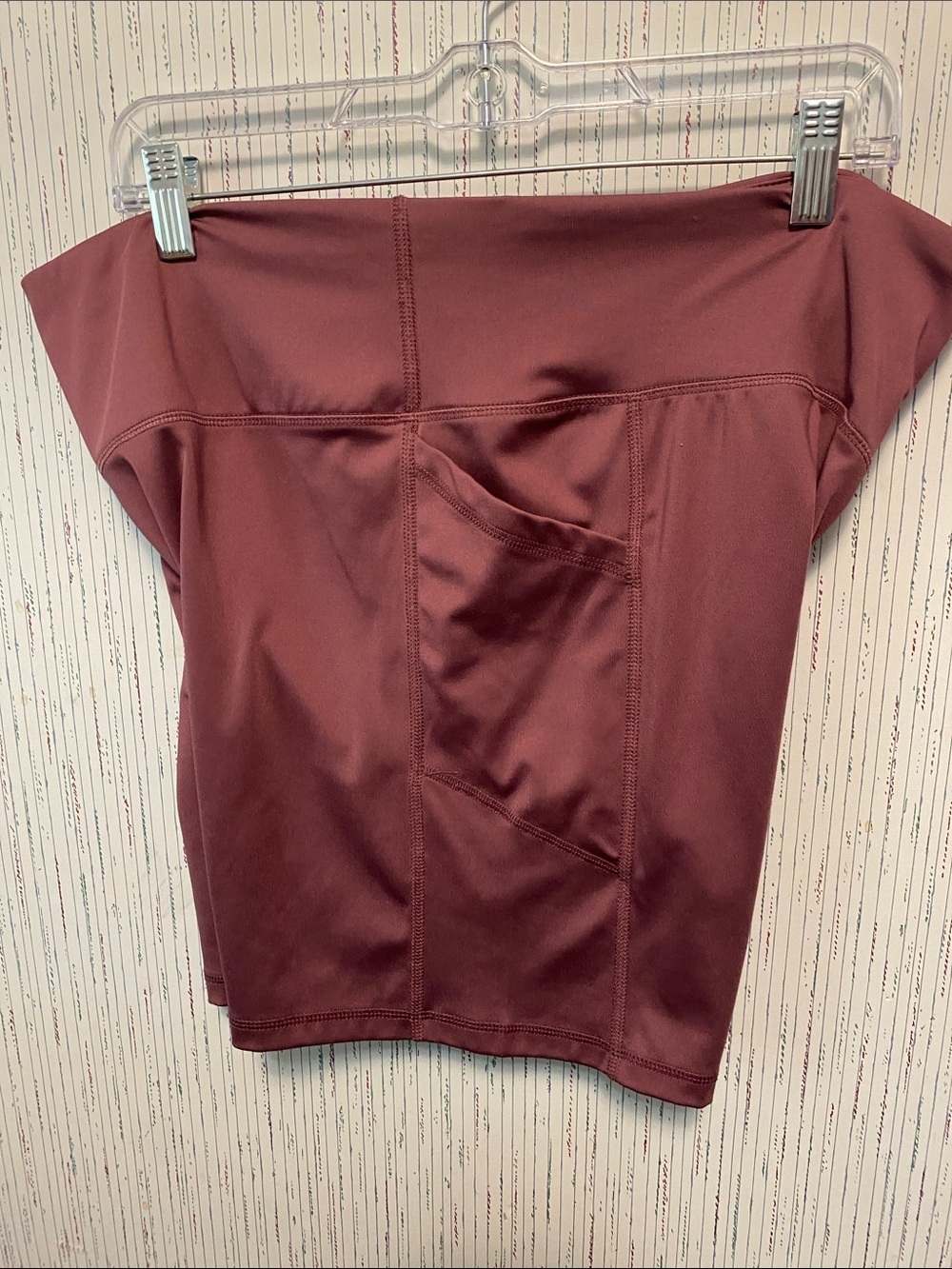 Avia High-Waist Women's Active Shorts in Dusty Rose